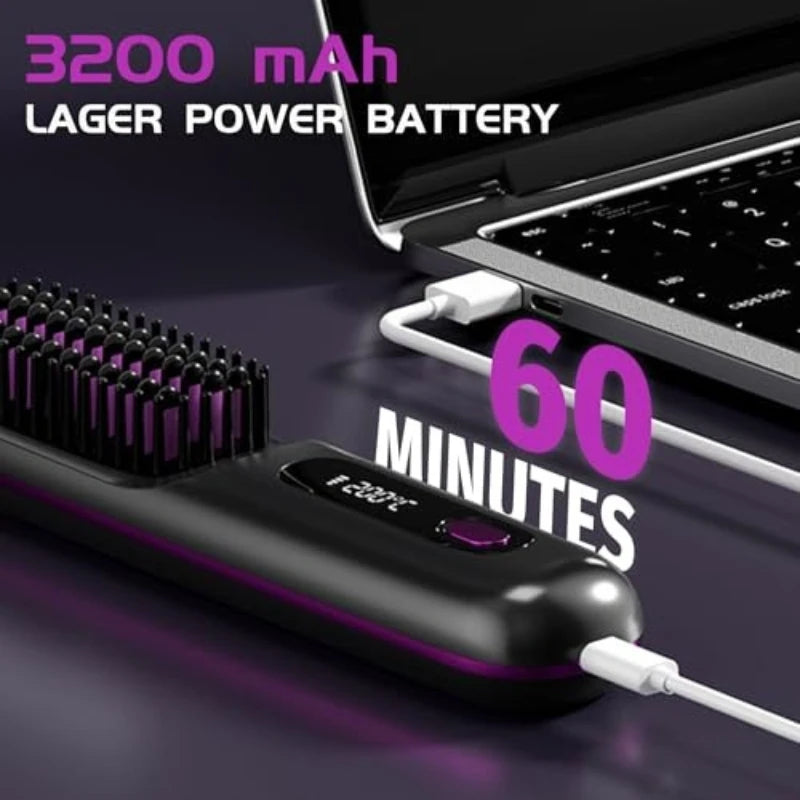 Portable Straightener Brush