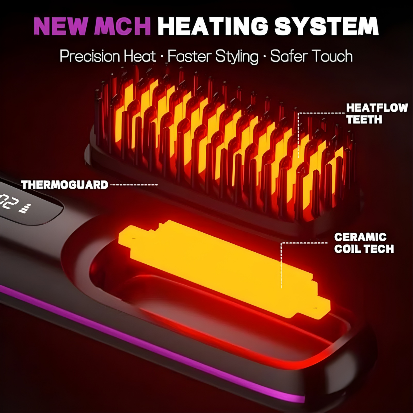 Portable Straightener Brush